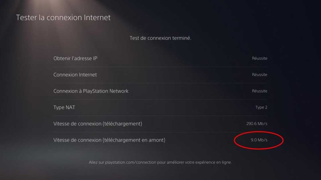 Problème d'upload sur la PS5