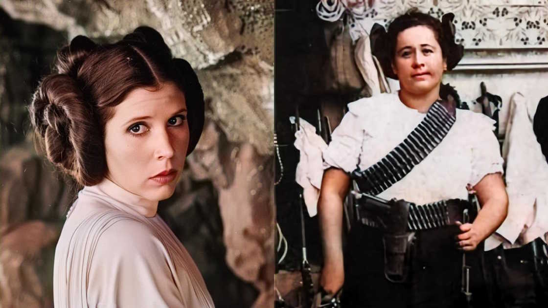 Leia Organa et Clara de la Rocha