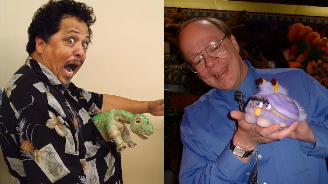 Caleb Chung et Dave Hampton, les créateurs de Furby.