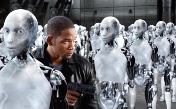 I, Robot : le film de science-fiction avec Will Smith.
