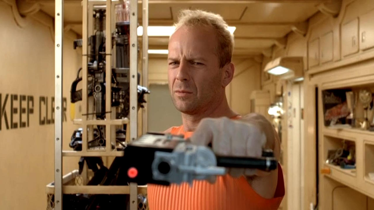 Korben Dallas, incarné par Bruce Willis, dans Le Cinquième Élément.