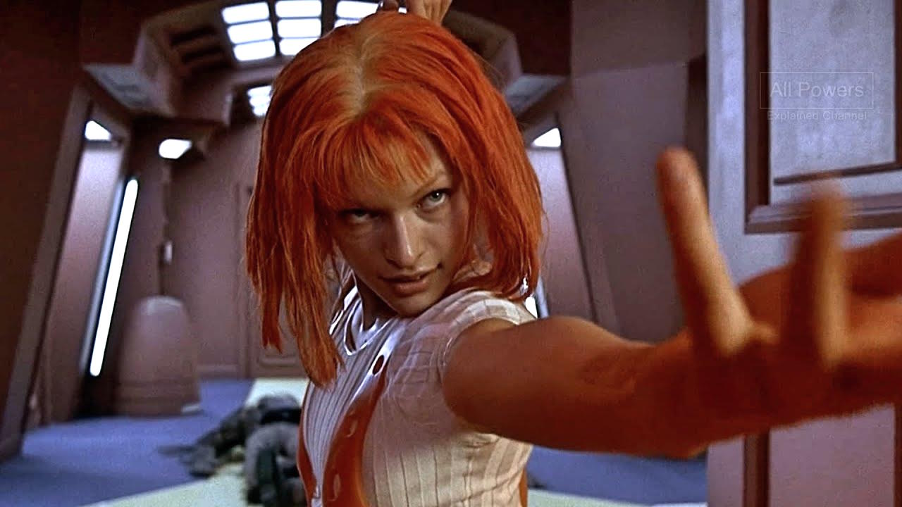 Leeloo, incarnée par Milla Jovovich, dans Le Cinquième Élément.