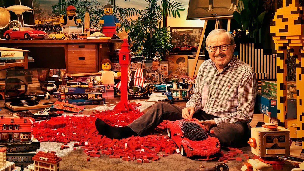 Ole Kirk Christiansen, l'inventeur des petits briques en plastique LEGO.