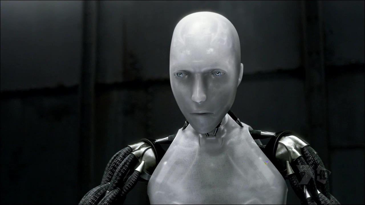 Sonny, le robot doué de conscience dans le film I, Robot.