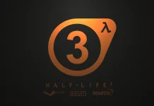 Le logo potentiel du jeu Half-Life 3.