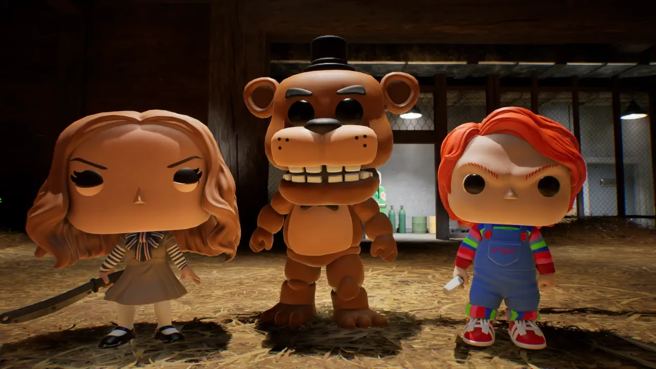 Des personnages de FNAF ou de Chucky font partie des nombreux héros intégrés à l'univers de Funko Fusion.