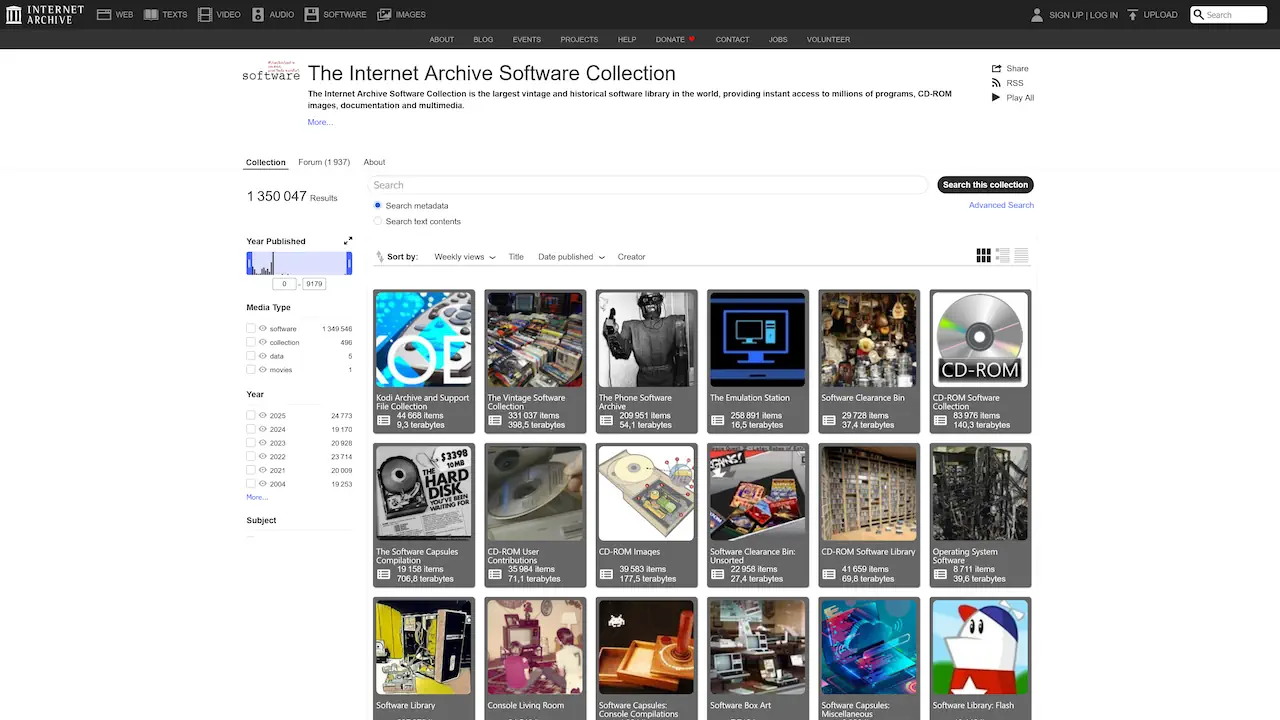 Internet Archive met à disposition une vaste collection de jeux vidéo rétro jouables gratuitement, directement dans le navigateur ou via téléchargement. Cette bibliothèque s’inscrit dans une démarche de préservation du patrimoine vidéoludique et permet de redécouvrir légalement de nombreux classiques.