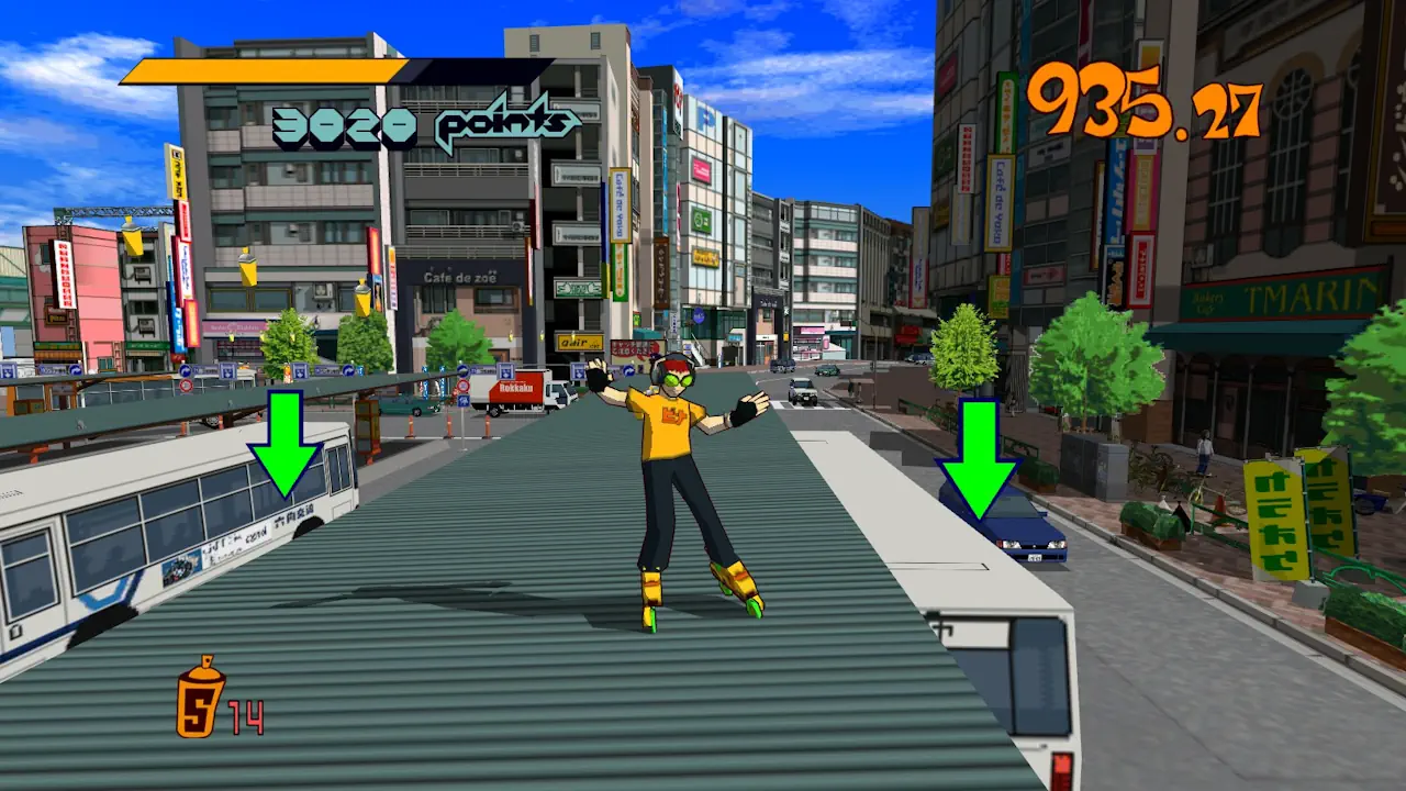 Innovant, le jeu Jet Set Radio a fait les beaux jours de la console SEGA Dreamcast.