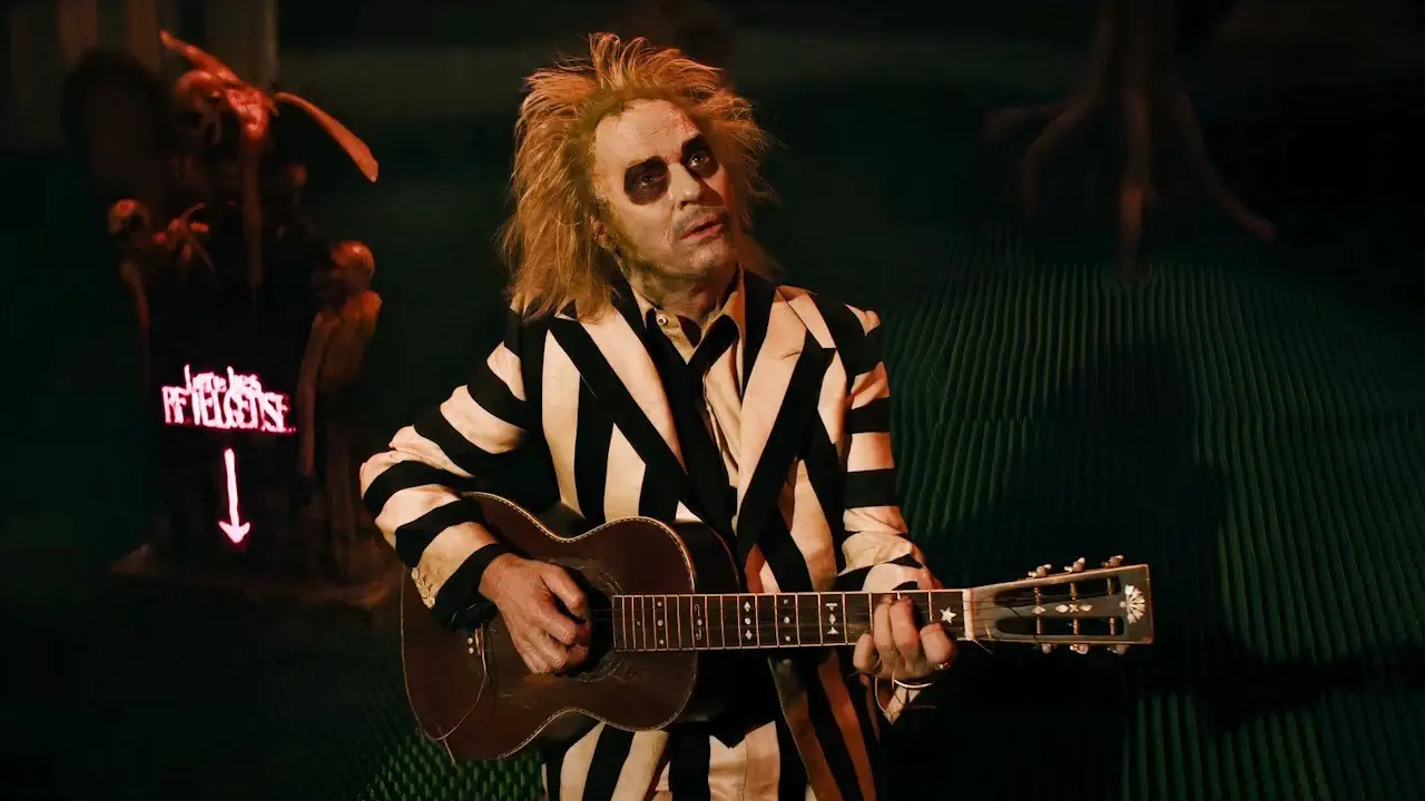 Beetlejuice Beetlejuice, la suite du film de 1988, sorti en 2024.