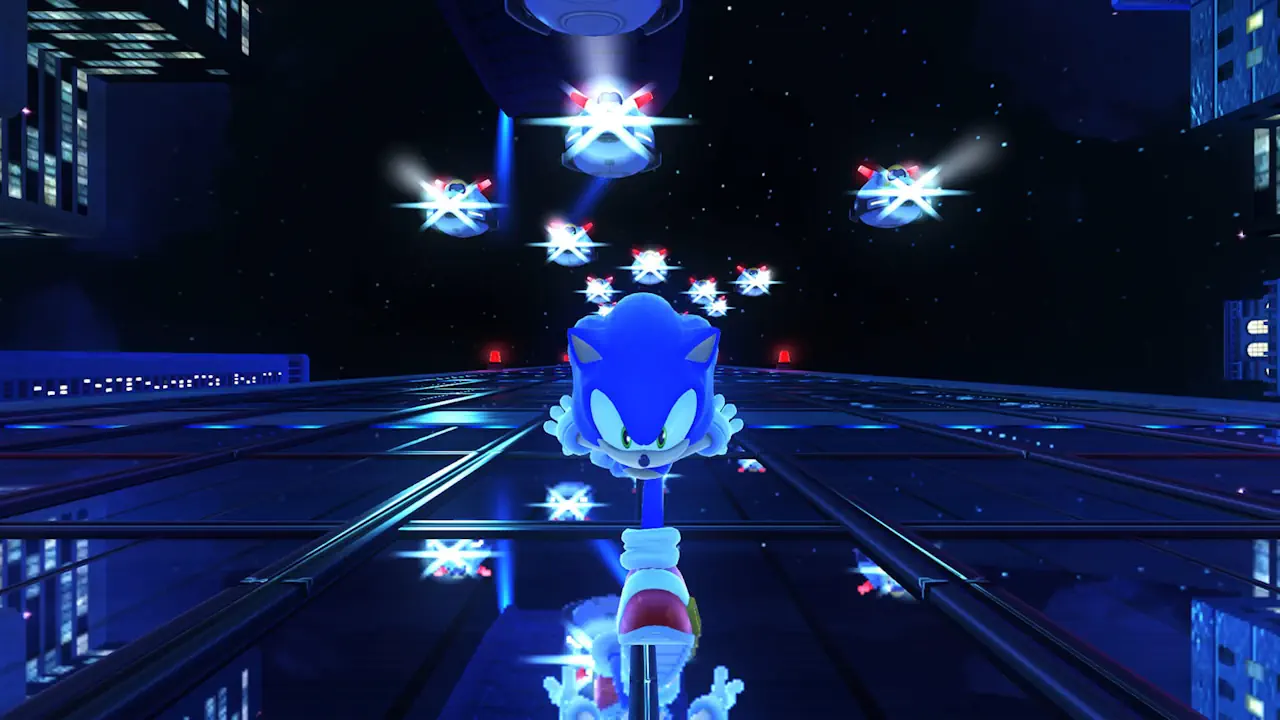 Entièrement en 3D, avec des phases de plateforme en 2D, Sonic X Shadow Generations permet d'incarner Sonic et Shadow.