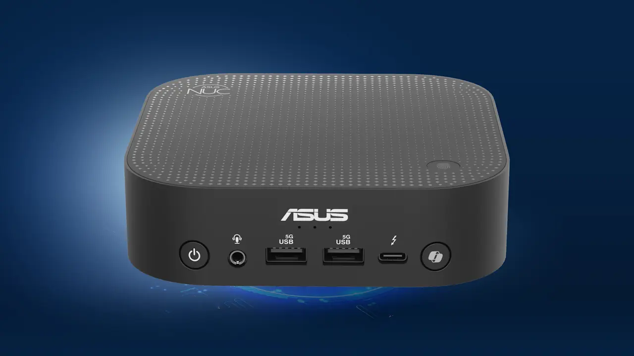 Asus NUC 14 Pro AI : un mini PC pour l'intelligence artificielle.