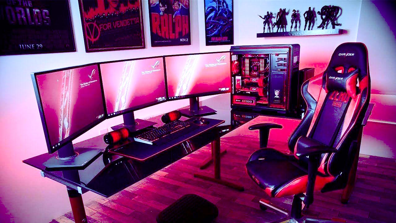 Un setup gaming très cher pour des jeux vidéo de luxe.