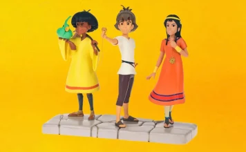 Les figurines Tao, Esteban et Zia chez La Marque Zone.