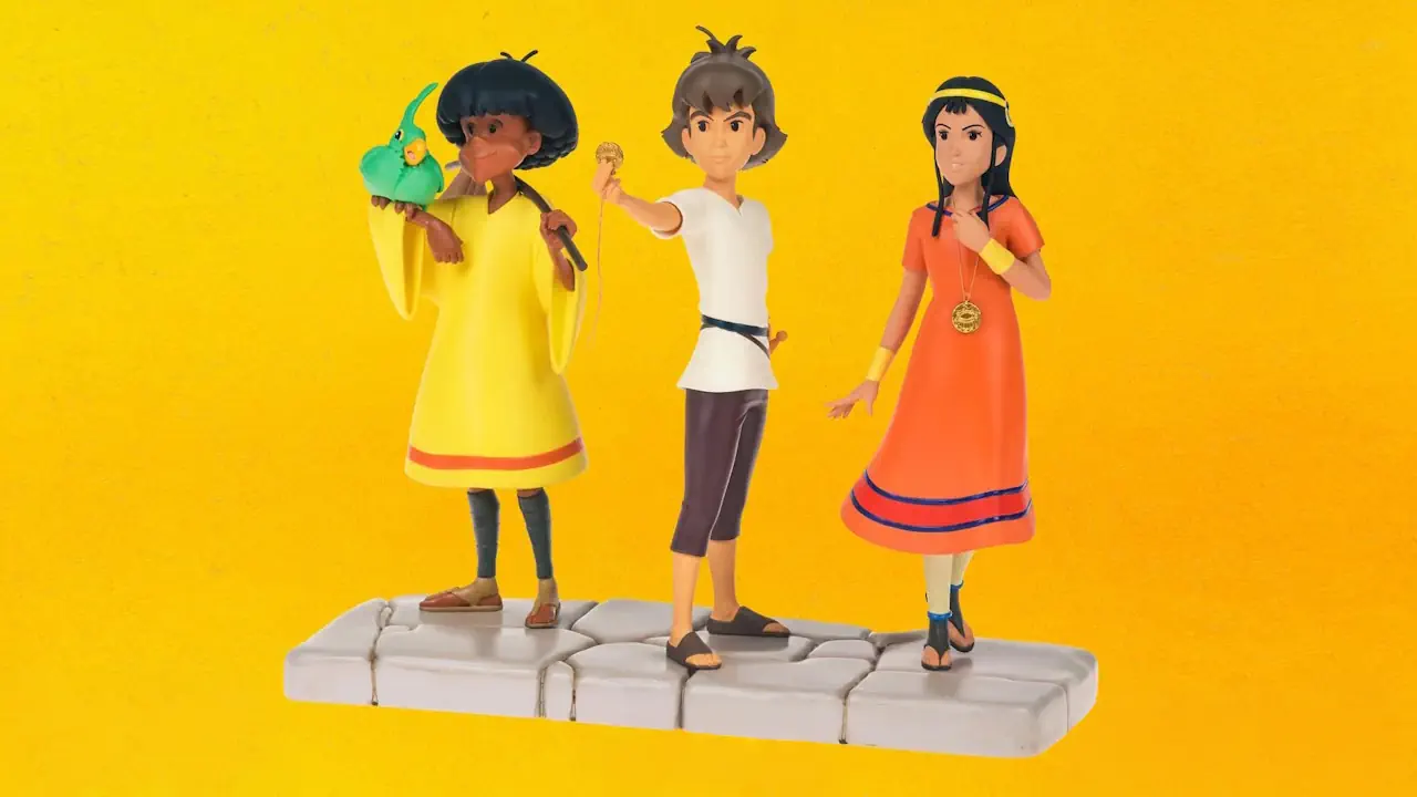 Les figurines Tao, Esteban et Zia chez La Marque Zone.