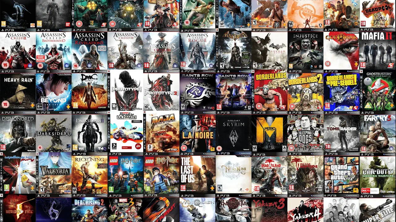 Le catalogue de la PlayStation 3 est riche et varié.