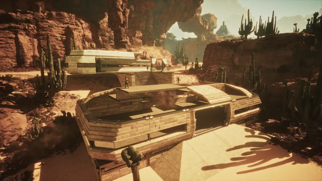 Dans le jeu vidéo Dune: Awakening, il est possible de construire sa propre base pour survivre.