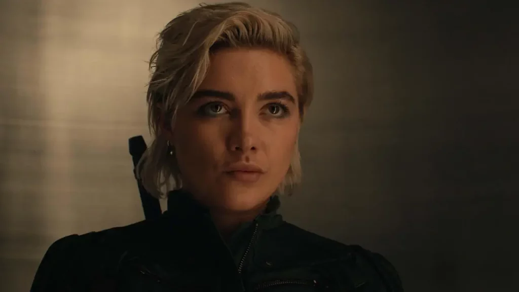 L'actrice Florence Pugh incarne le personnage de Yelena Belova avec talent.
