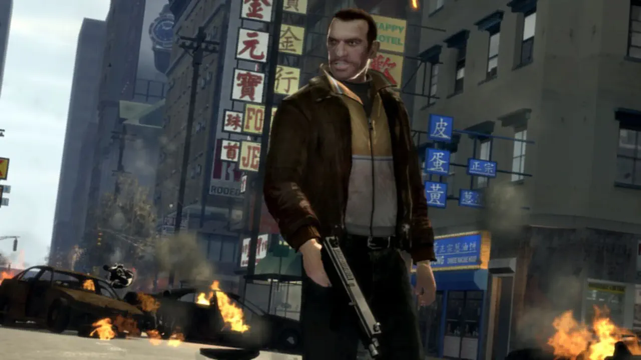Grand Theft Auto IV introduit le personnage de Niko Bellic dans une histoire plus mature.