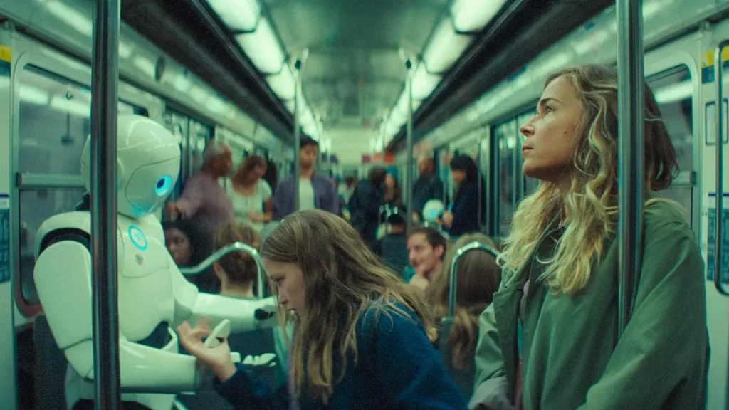 L'actrice Blanche Gardin dans le rôle principale du film Un monde merveilleux.