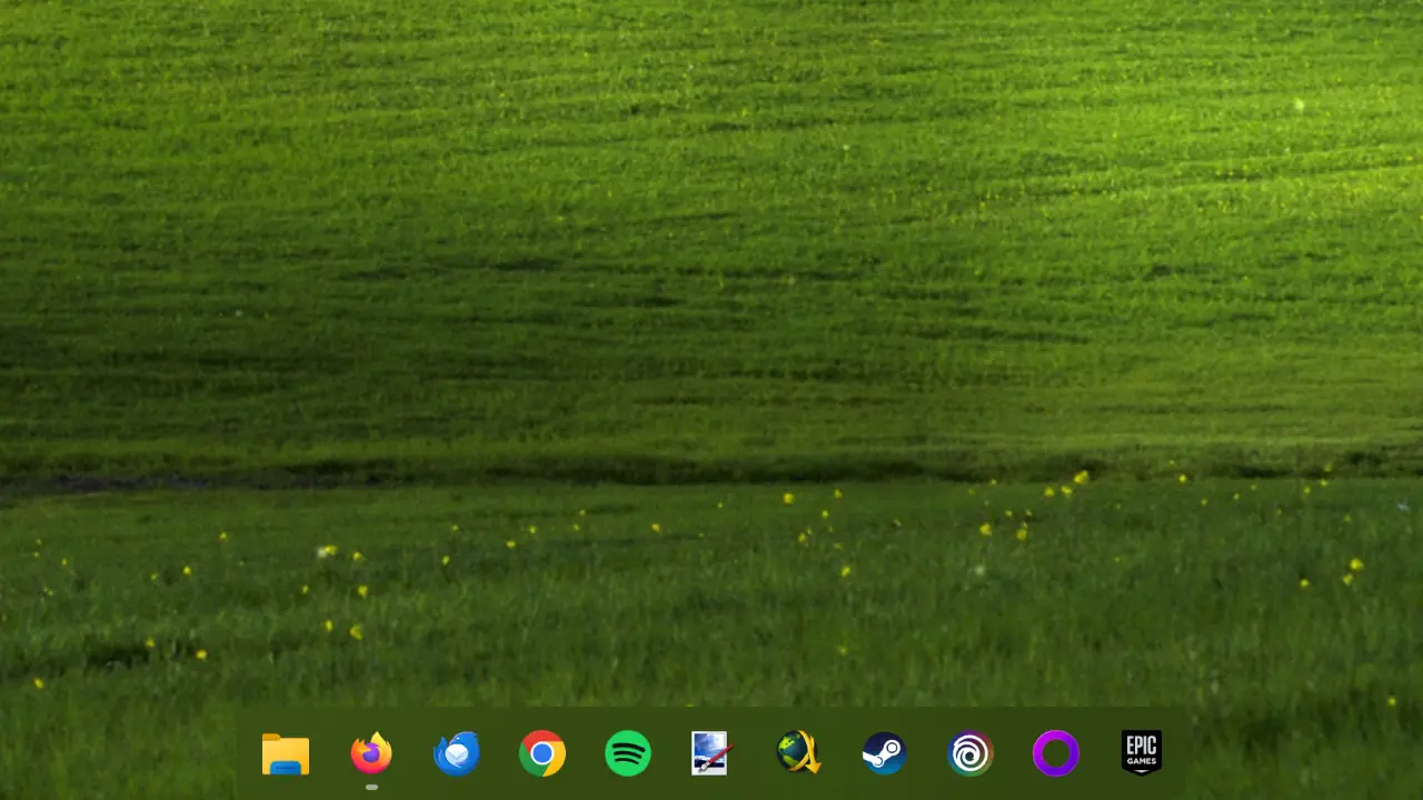 Grâce à TranslucentTB et RoundedTB, il est possible d'obtenir un dock élégant sur Windows.