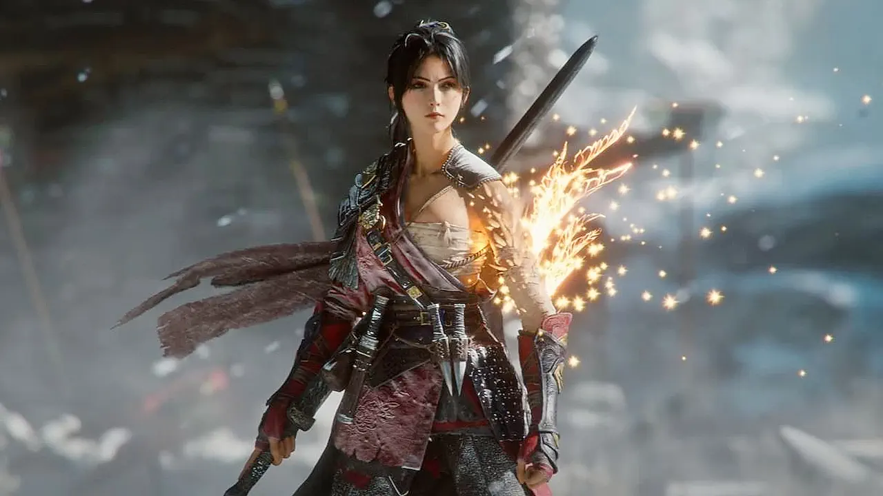 Bai Wuchang est l'éhroîne du soulslike Wuchang: Fallen Feathers.