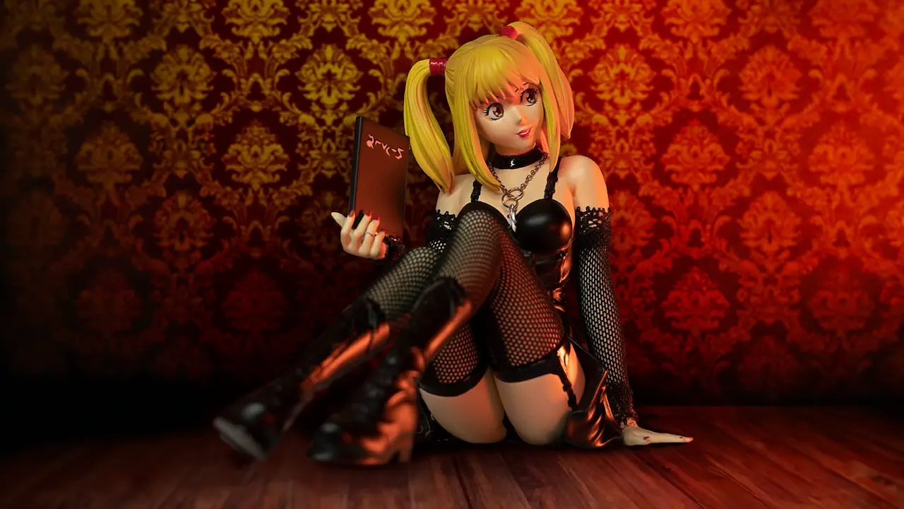 La figurine de Misa Amane (18 cm) capture son style gothique et son charme ambivalent avec une grande précision. Les détails soignés renforcent sa présence dans la collection Death Note d’ABYStyle Studio.