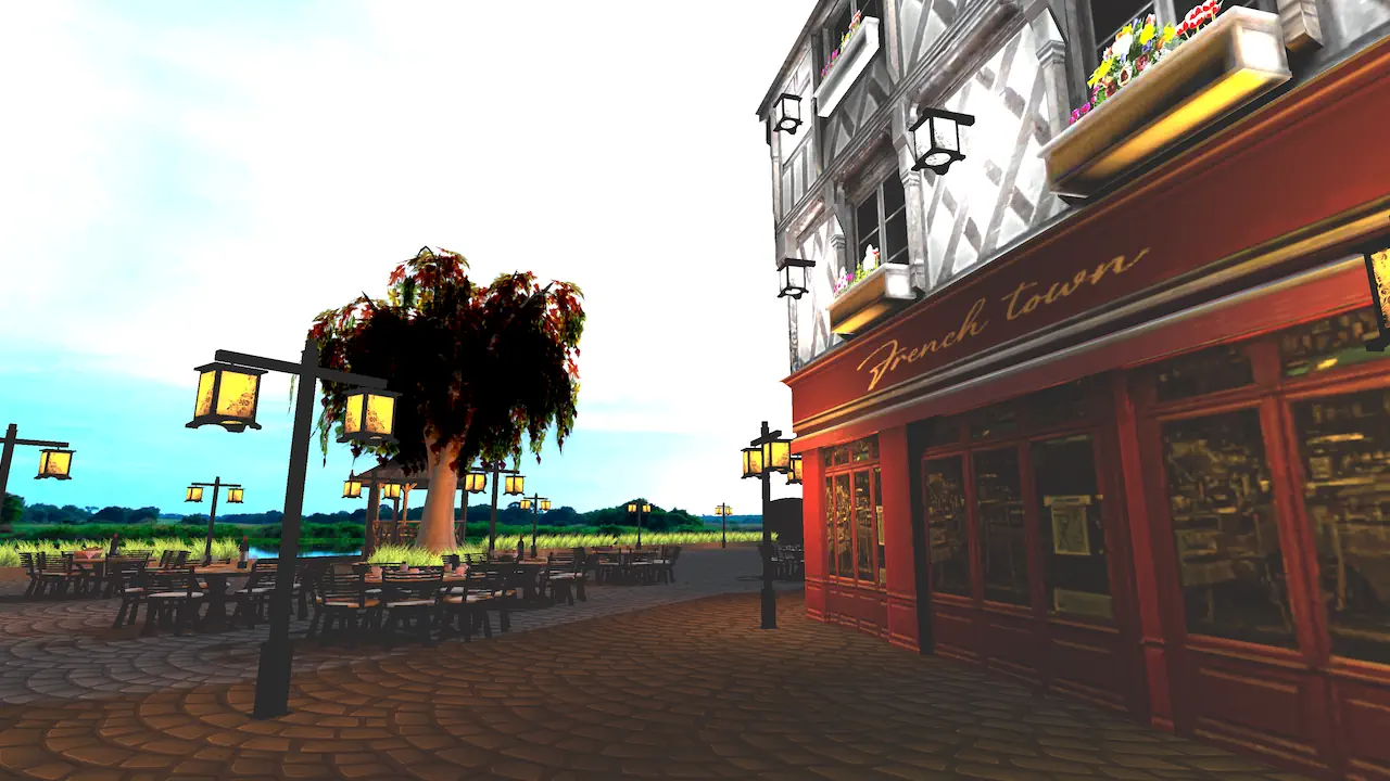 French Town sur VRChat.