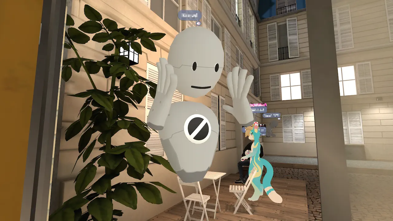 Le skin de base sur VRChat.