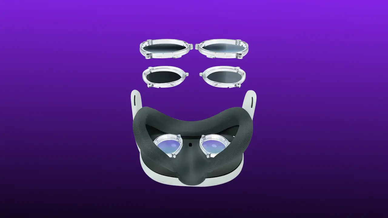 Les inserts optiques permettent d'utiliser un casque de réalité virtuelle sans lunettes de vue.