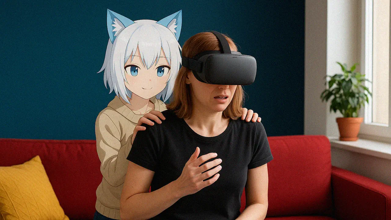 Dans VRChat, il n'est pas rare que les joueurs ressentent le phantom touch.