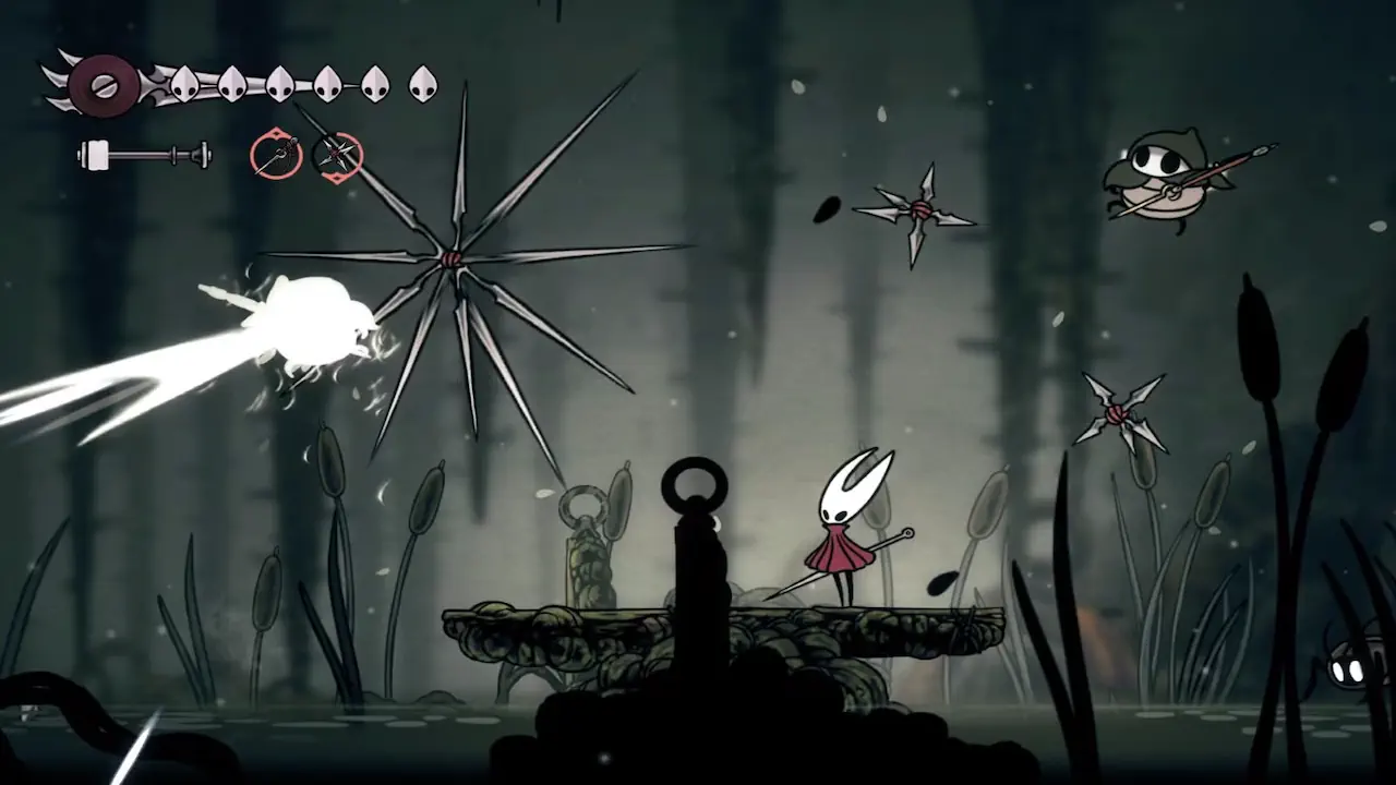 Dans Hollow Knight: Silksong, Hornet évolue avec agilité dans Pharloom, un royaume à gravir plutôt qu’à explorer en profondeur. Mouvements acrobatiques, biomes hostiles et secrets enfouis renouvellent en profondeur l’expérience Metroidvania.