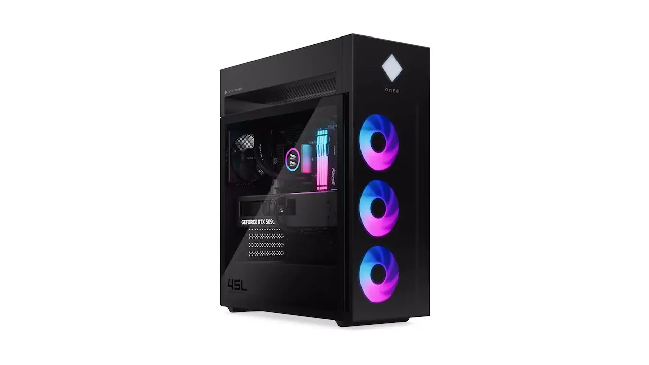 Le HP OMEN 45L GT22-3048nf associe un Core Ultra 7 265K à une RTX 5080 pour d’excellentes performances QHD et 4K. Un PC gaming puissant et plus accessible, sans compromis sur la fluidité.