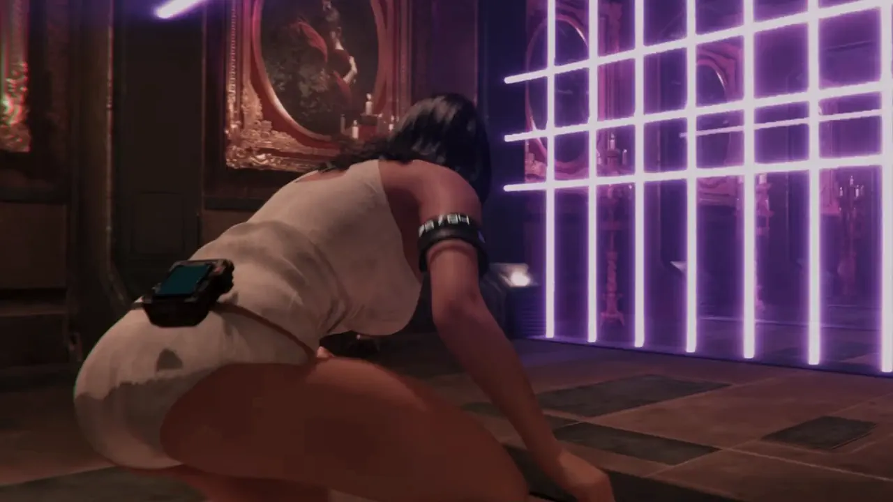 Malgré une ambiance sonore réussie et quelques décors efficaces, Code Violet mise aussi sur une héroïne sexy mise en avant par un male gaze appuyé. Cet habillage aguicheur ne suffit cependant pas à compenser les faiblesses techniques et le gameplay bancal du survival horror.