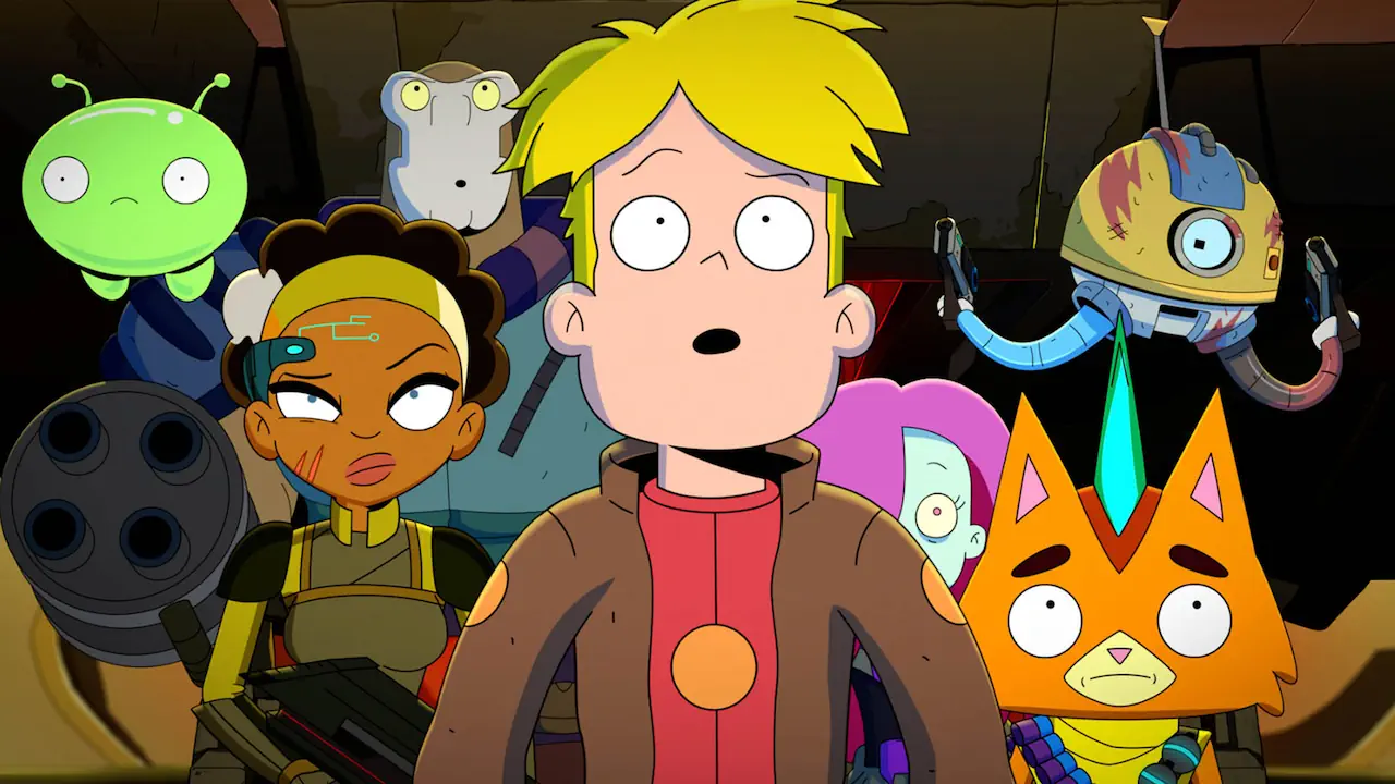 Final Space est une série d’animation américaine mêlant space opera, humour absurde et émotion, créée par Olan Rogers. Diffusée entre 2018 et 2021, elle se démarque par son récit feuilletonnant et sa tonalité unique.