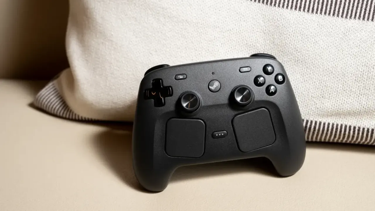 La Steam Machine intègre un adaptateur sans fil 2,4 GHz dédié au Steam Controller, permettant de sortir la machine de veille directement depuis la manette. Valve renforce ainsi l’expérience console en simplifiant l’usage depuis le canapé.