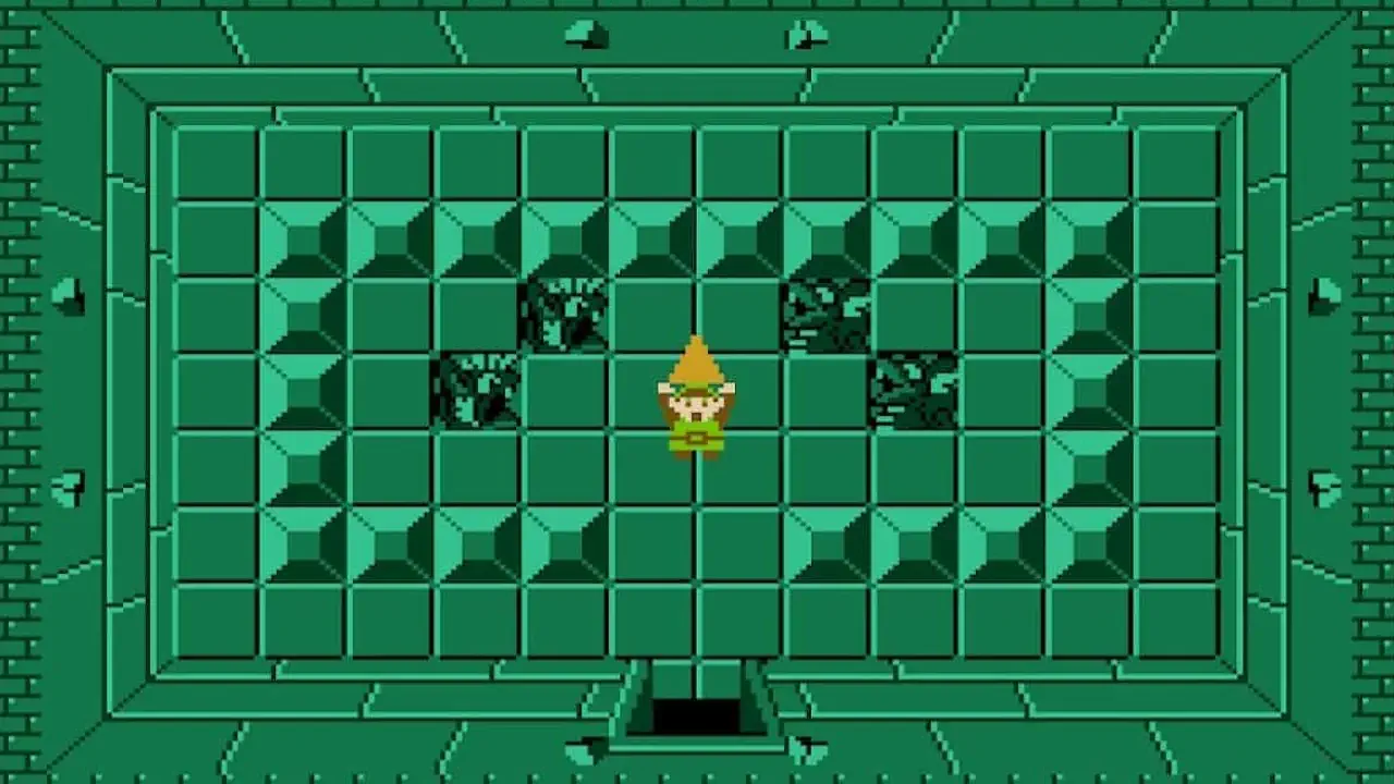 Symbole central de The Legend of Zelda, la Triforce structure la quête du joueur en fragments à réunir. Elle incarne l’équilibre à restaurer et donne du sens à l’exploration dans un monde ouvert inédit pour l’époque.