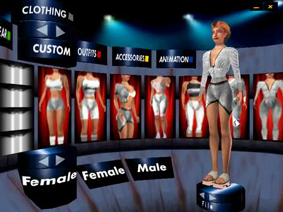 Développé pour Le Deuxième Monde, Avatar Studio permettait aux utilisateurs de créer leur avatar en 3D. Cet outil innovant offrait une personnalisation poussée dans l’un des premiers métavers français.