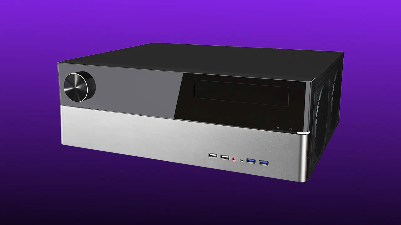 Un boîtier HTPC est spécialement conçu pour s'intégrer discrètement dans un meuble TV. Il abrite les composants d’un PC multimédia tout en s’adaptant à l’esthétique d’un salon home cinema.