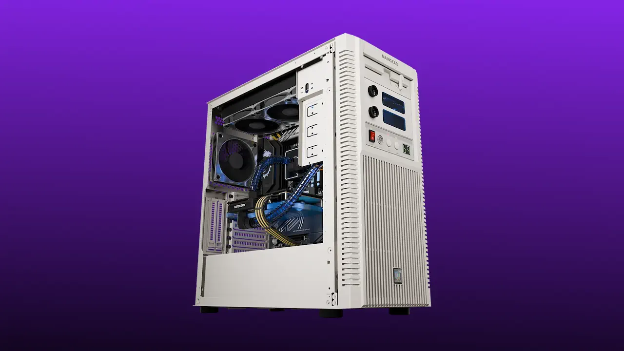 Le PC Sleeper Retro98 de Maingear reprend le design beige emblématique des tours des années 90, avec façade à disquette et boutons mécaniques. Sous cette allure rétro se cache pourtant une configuration gaming moderne, pensée pour les joueurs de 2026.
