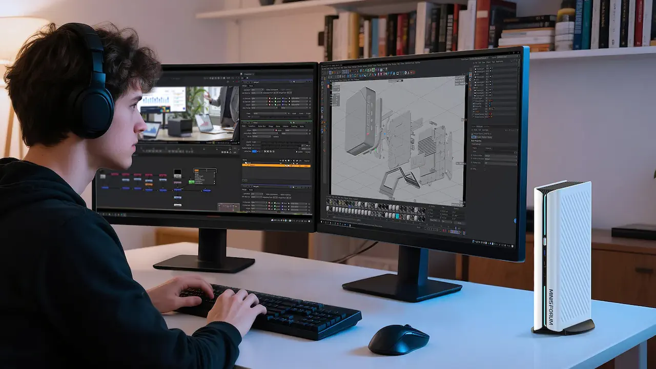 Pensé aussi bien pour les joueurs que pour les professionnels, le Minisforum AtomMan G1 Pro combine un format ultra-compact avec des performances proches d’un PC tour. Malgré quelques limites thermiques en charge prolongée, il séduit par sa polyvalence, son design soigné et ses technologies NVIDIA avancées.