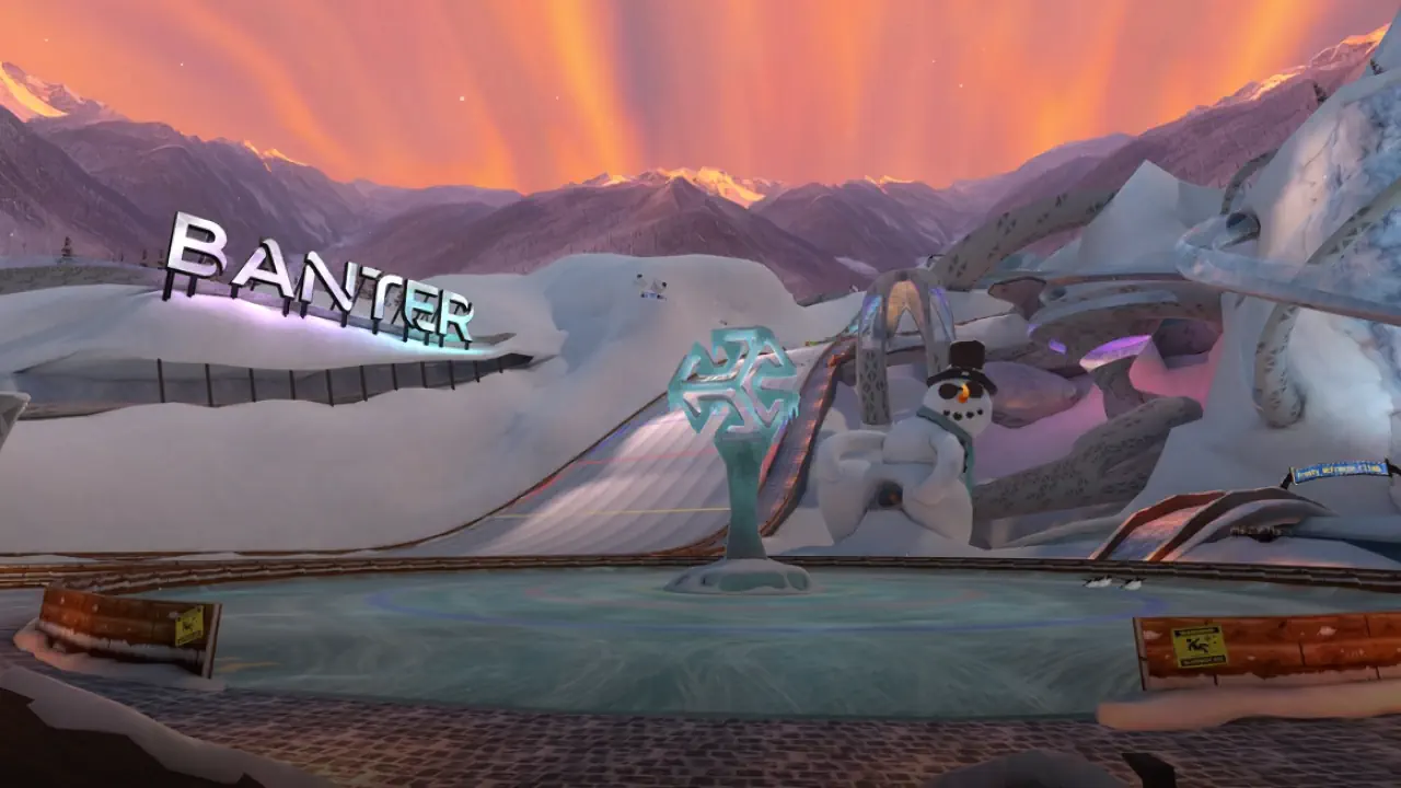 Banter est une plateforme sociale en réalité virtuelle développée par SideQuest, permettant aux utilisateurs de se rencontrer sous forme d’avatars dans des mondes interactifs. Accessible sur casque VR ou via navigateur web, elle facilite la création et le partage d’expériences sociales grâce à des technologies web comme WebXR.