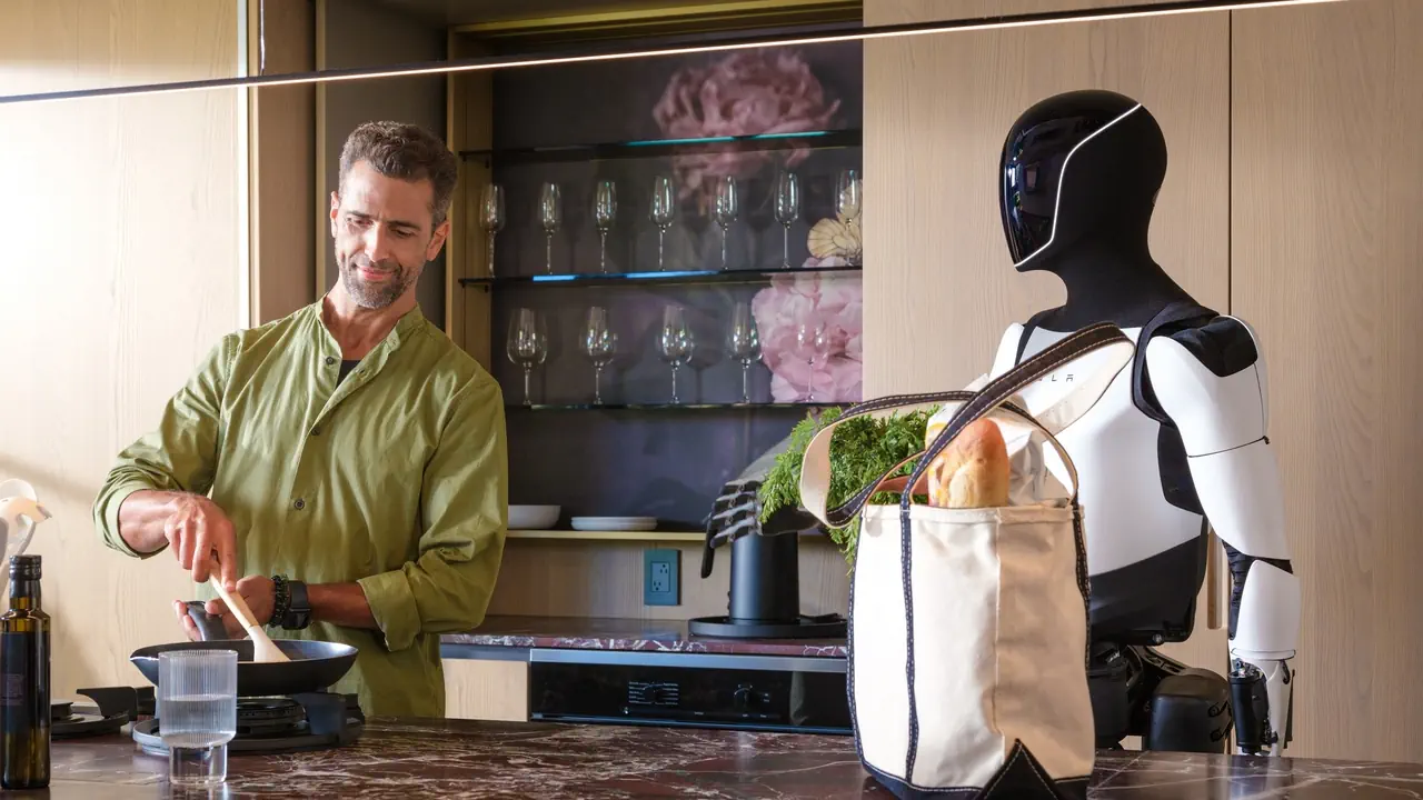 Le robot humanoïde Optimus, développé par Tesla, vise à automatiser des tâches répétitives en s’appuyant sur l’expertise de l’entreprise en intelligence artificielle et vision par ordinateur. Conçu pour l’industrie et potentiellement le domestique, il combine mobilité, manipulation et perception avancée.