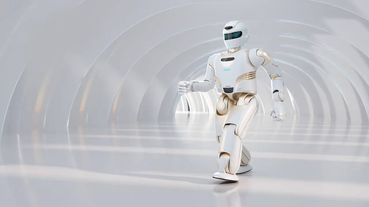 Le robot humanoïde Walker X, développé par UBTECH Robotics, est conçu comme un assistant domestique capable d’évoluer de manière autonome dans un environnement quotidien. Il combine mobilité, manipulation d’objets et interaction vocale et faciale pour assister les utilisateurs à domicile.