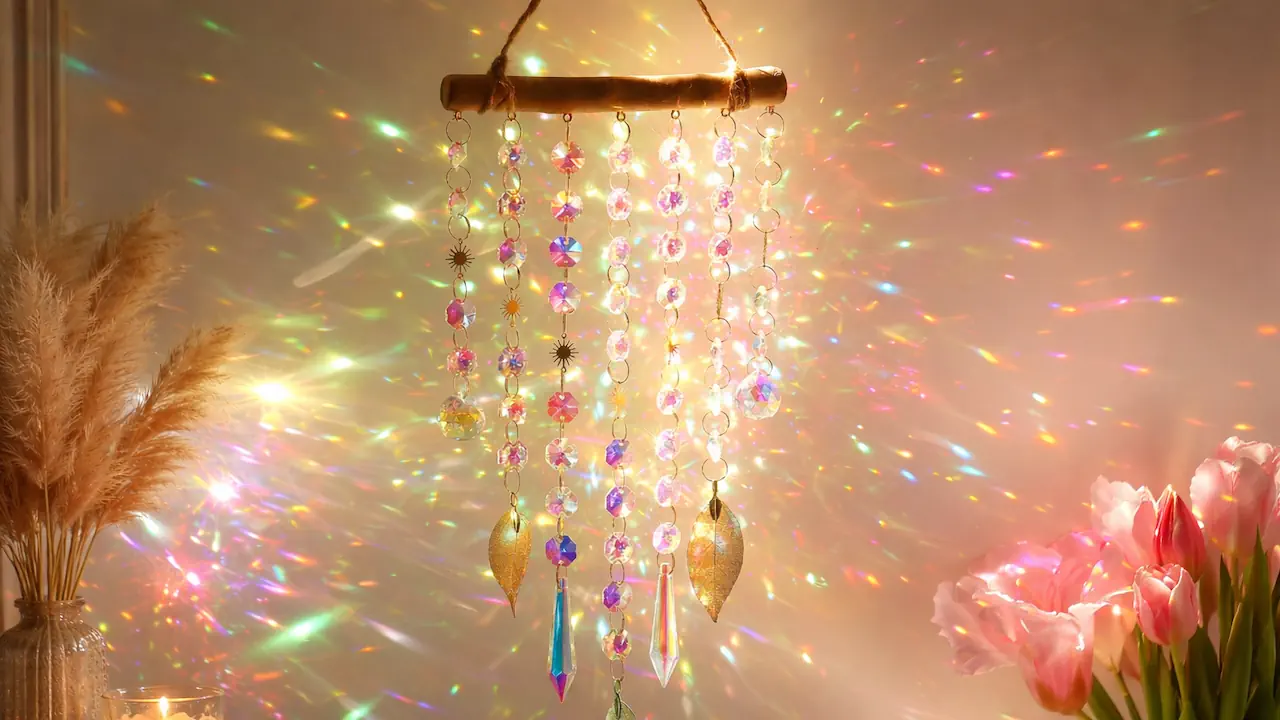 Bien placer un suncatcher près d’une fenêtre ensoleillée permet d’obtenir des reflets colorés nets et lumineux tout au long de la journée. En complément, un éclairage artificiel peut recréer cet effet pour une ambiance visuelle originale, idéale pour les créateurs de contenu.