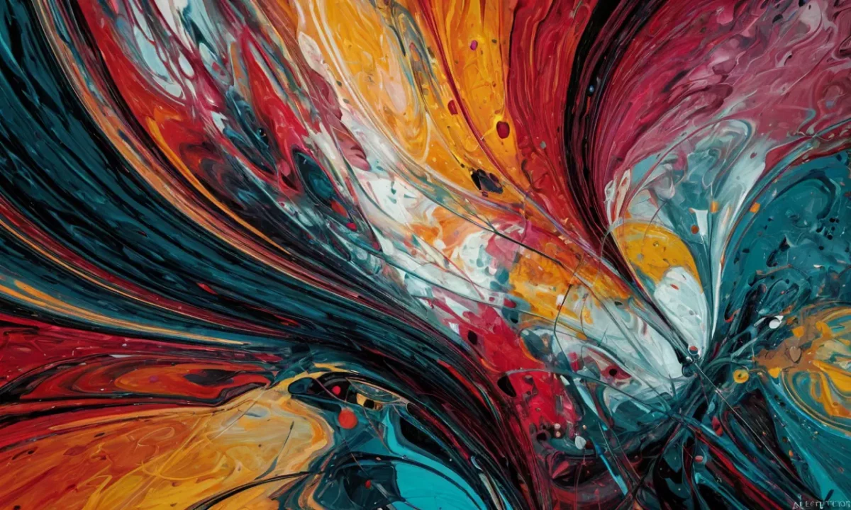 Les IA peuvent générer des images abstraites en combinant des éléments visuels associés au mot « abstrait » dans leurs données d’entraînement. Mais ces compositions résultent surtout d’un assemblage statistique de formes, couleurs et textures plutôt que d’une intention artistique.