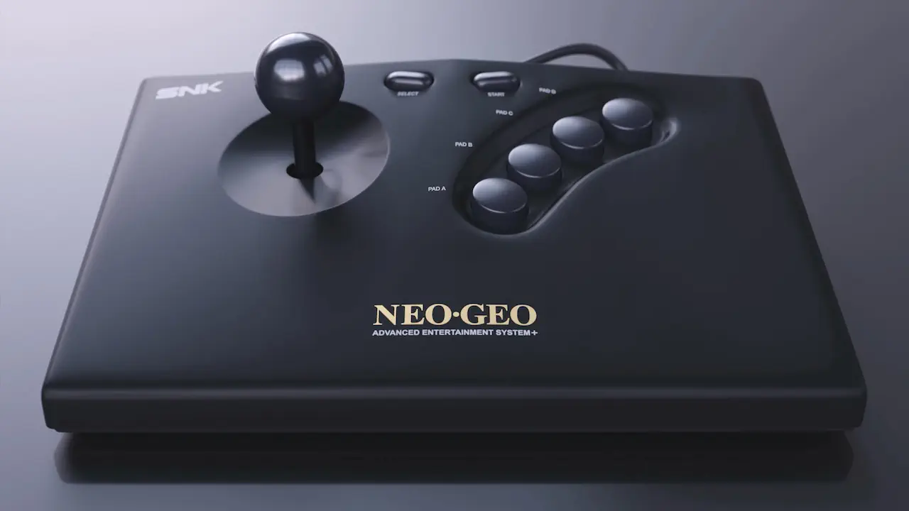 Neo Geo AES+ par Plaion remet en avant le stick arcade mythique, symbole de l’expérience arcade à domicile. Fidèle à l’original, il offre des sensations authentiques et un gameplay précis.